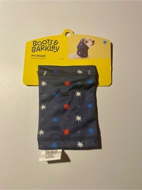NWT Boots & Barkley Star Print Pet Snood Size XXS/XS